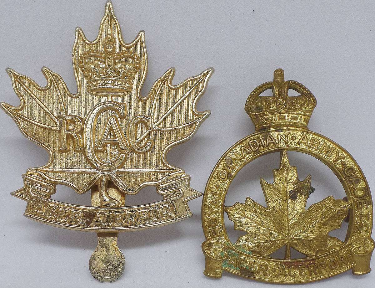 *R1 Start* Royal Canadian Army Cadets badges