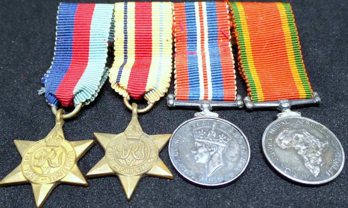 WWII Group of 4 miniatures