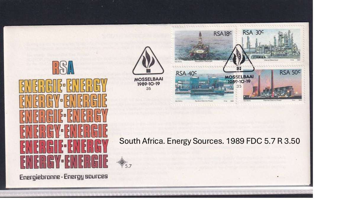 South Africa. Energy Sources. 1989 FDC 5.7