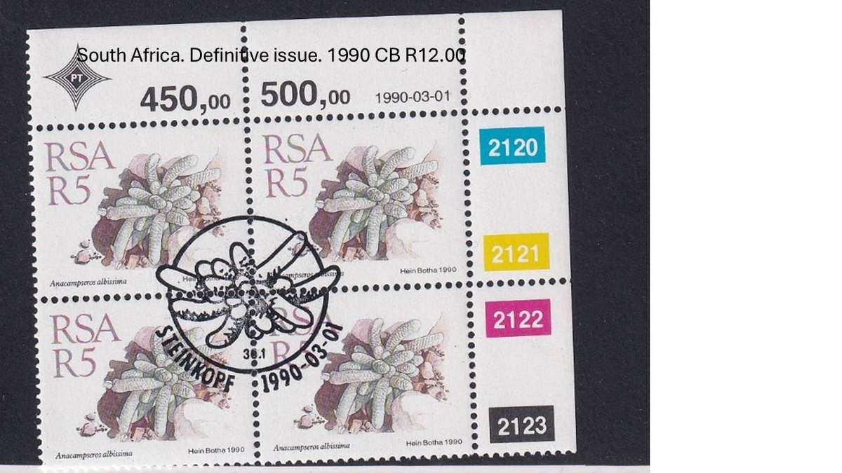 South Africa. Definitive issue. 1990 CB