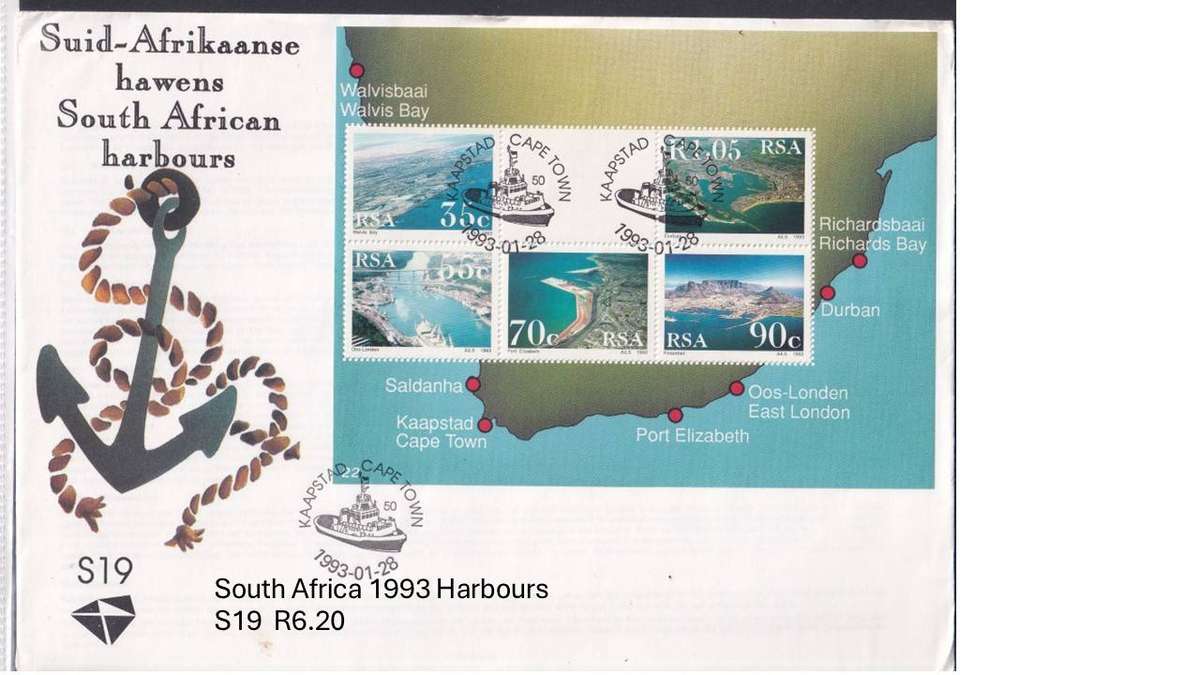 South Africa 1993 Harbours S19