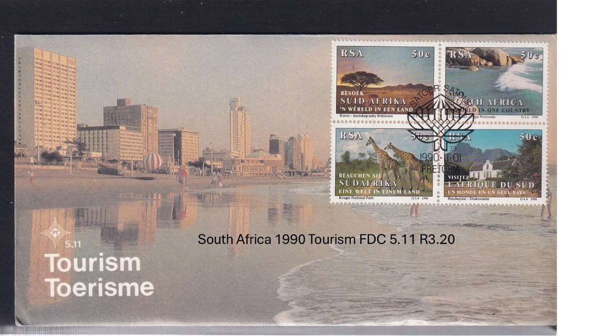 South Africa 1990 Tourism FDC 5.11 R3.20
