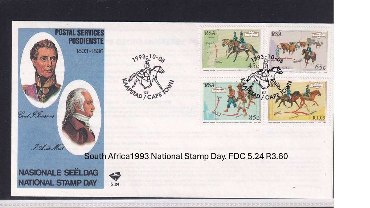 South Africa1993 National Stamp Day. FDC 5.24