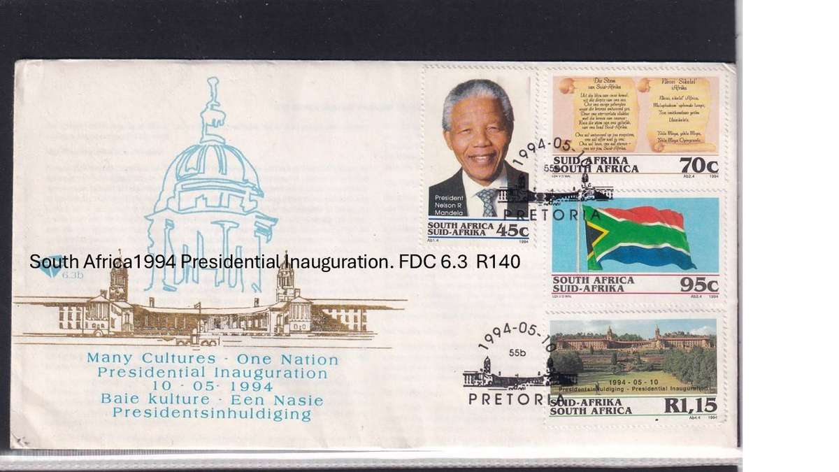 South Africa1994 Presidential Inauguration. FDC 6.3