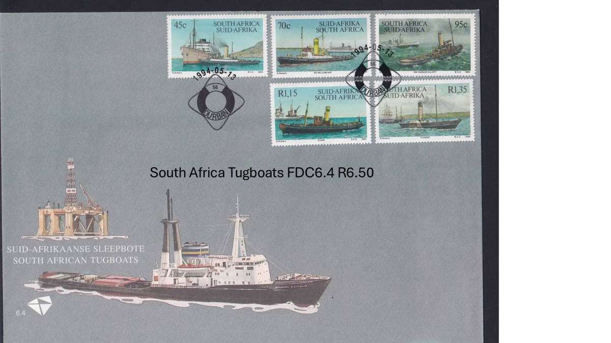 South Africa Tugboats FDC6.4