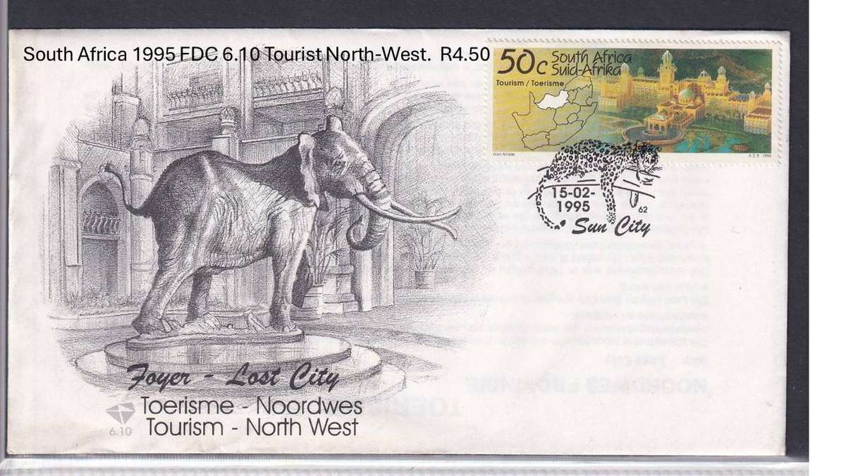 South Africa 1995 FDC 6.10 Tourist North-West.