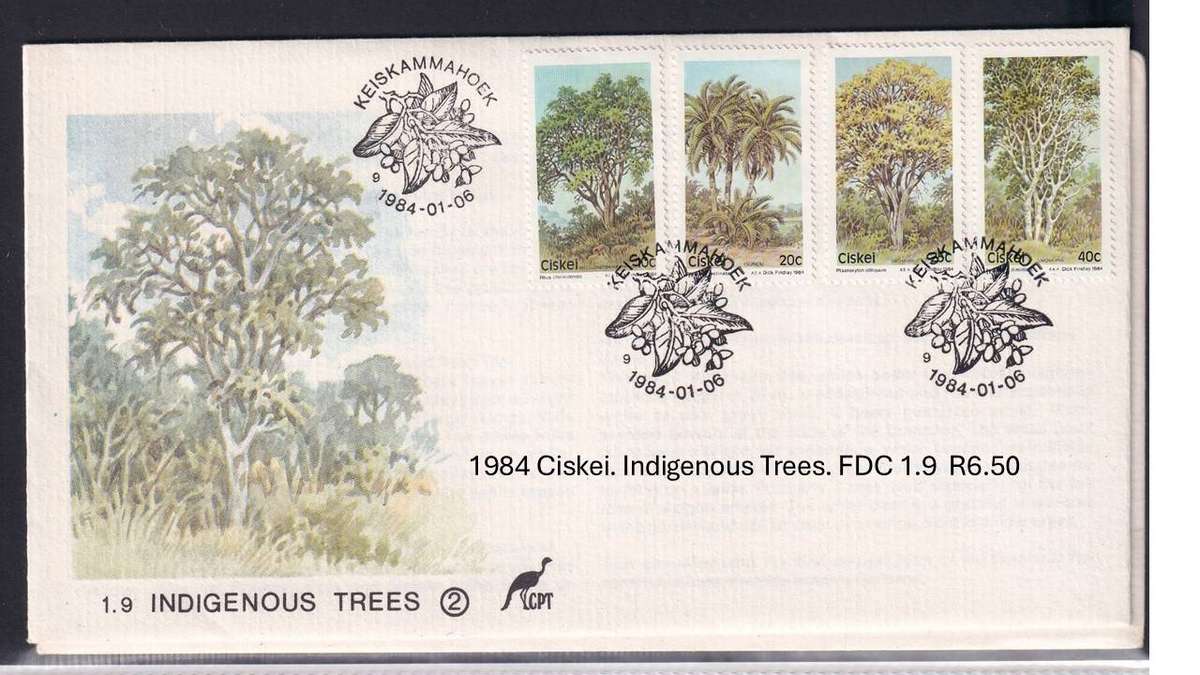 1984 Ciskei. Indigenous Trees. FDC 1.9  R6.50