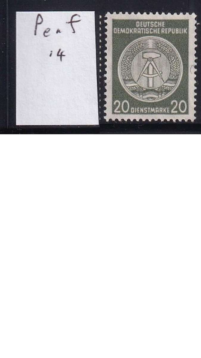 1955 German Coat of Arms Perf 14