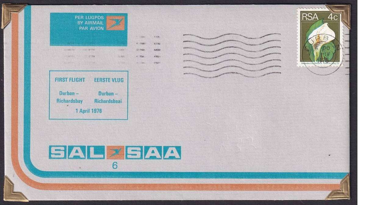 SAA SAL 5 South Africa Airways. R30