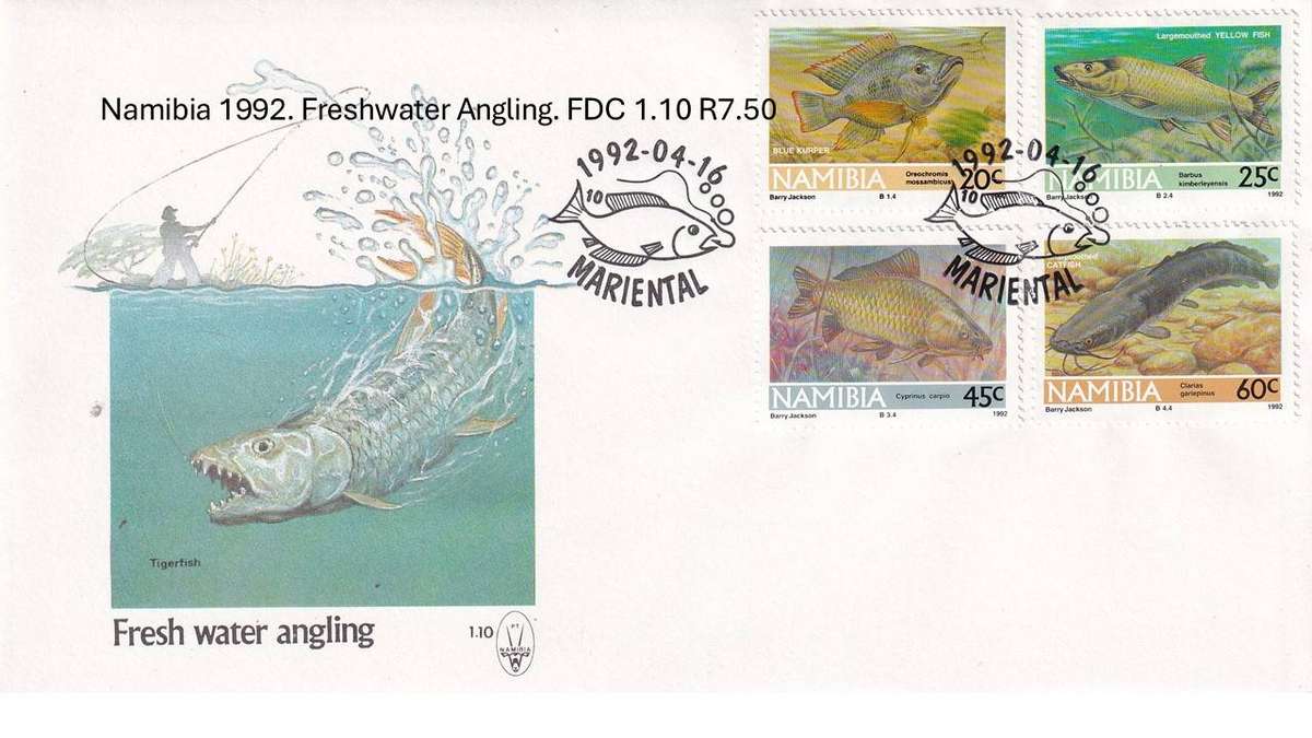 Namibia 1992. Freshwater Angling. FDC 1.10 R7.50