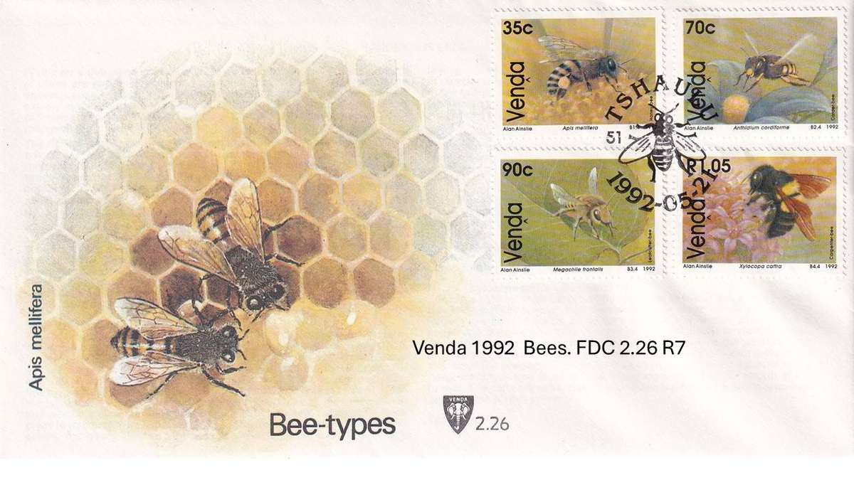 Venda 1992  Bees. FDC 2.26 R7