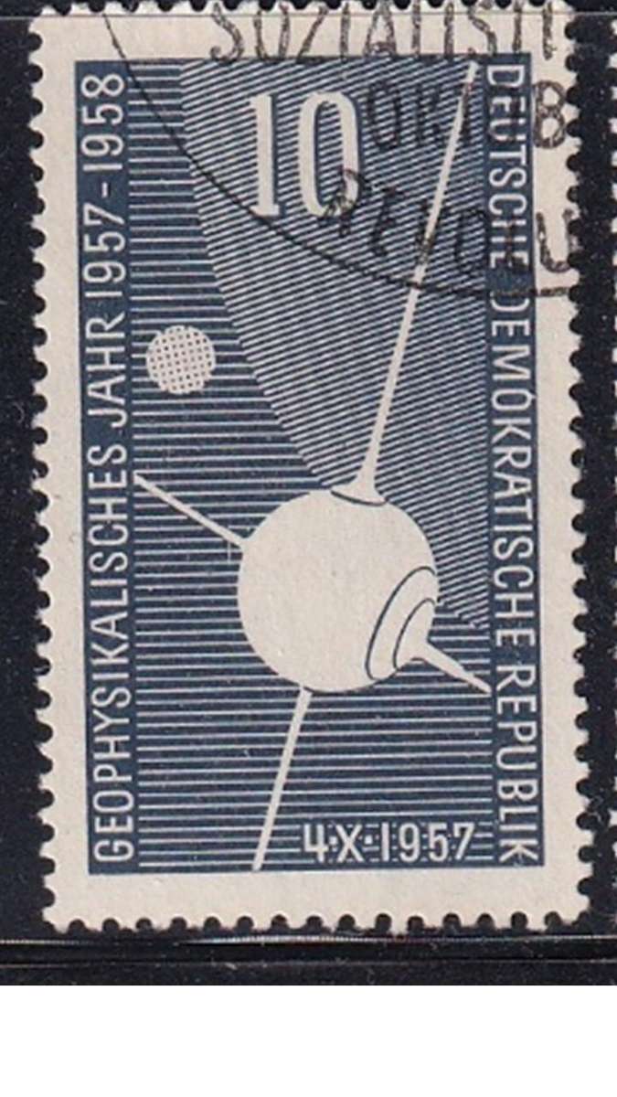 1957 The Year of Geophysic, DDR.