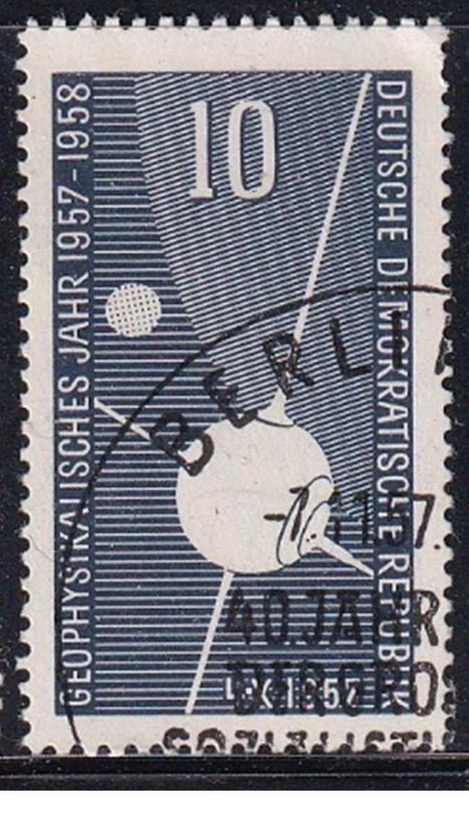 1957 The Year of Geophysic, DDR.
