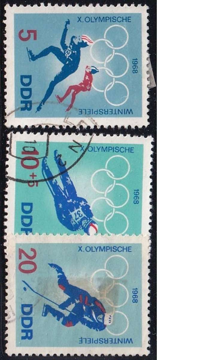 1968 Winter Olympic Games - Grenoble, France, DDR.