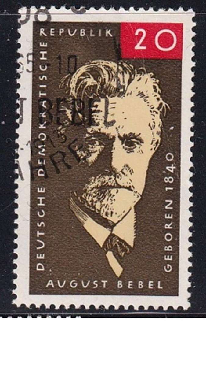 1965 In Memorial of August Bebel, DDR.