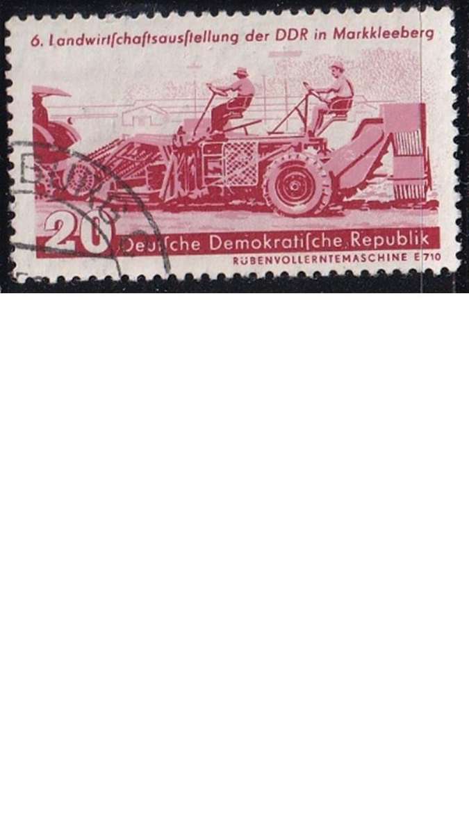 1958 Agriculture Exhibition in Markkleeberg, DDR.