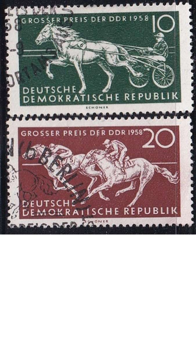 1958 East German Derby 1958, DDR. Set not completd.