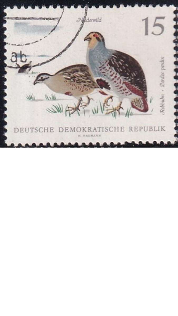 1968 Small Game - Birds & Hares, DDR.