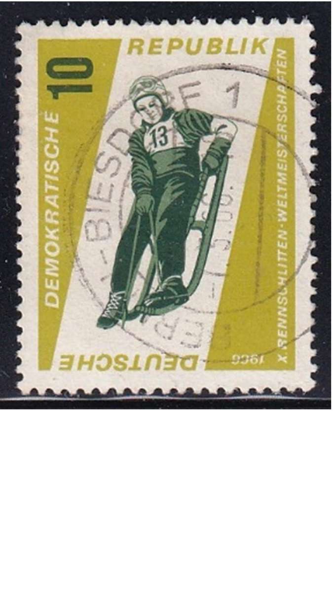 1966 The World Sledding Championship, DDR.