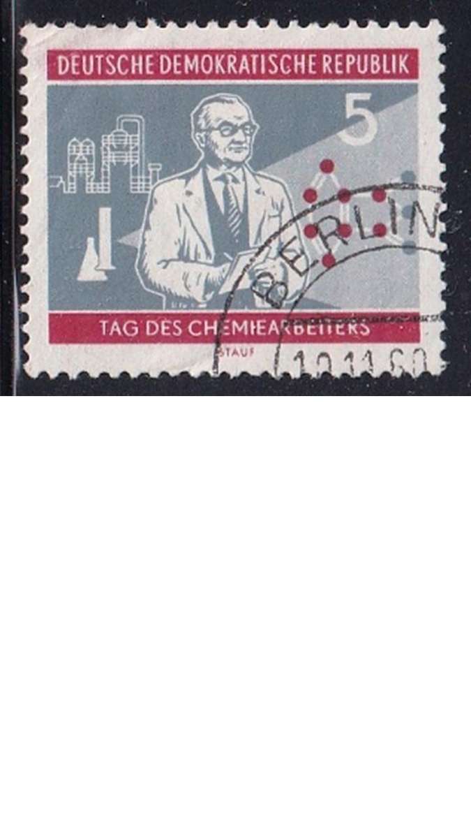 1960 The Day of Chemistry Industry, DDR.