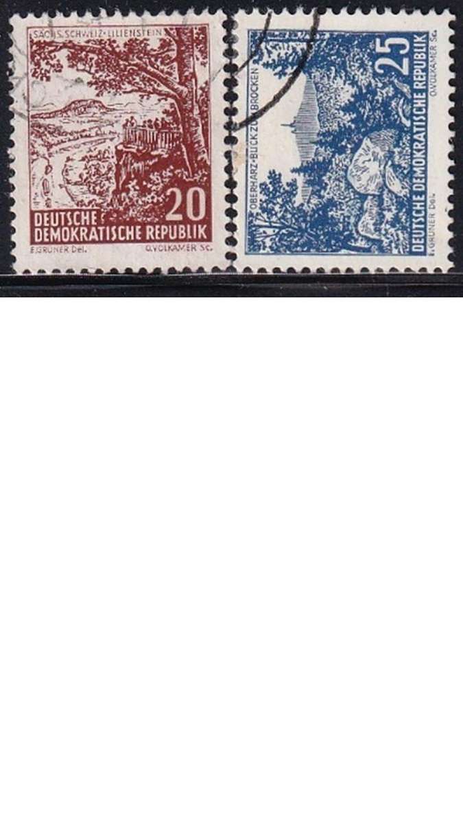 1961 Landscapes, DDR.