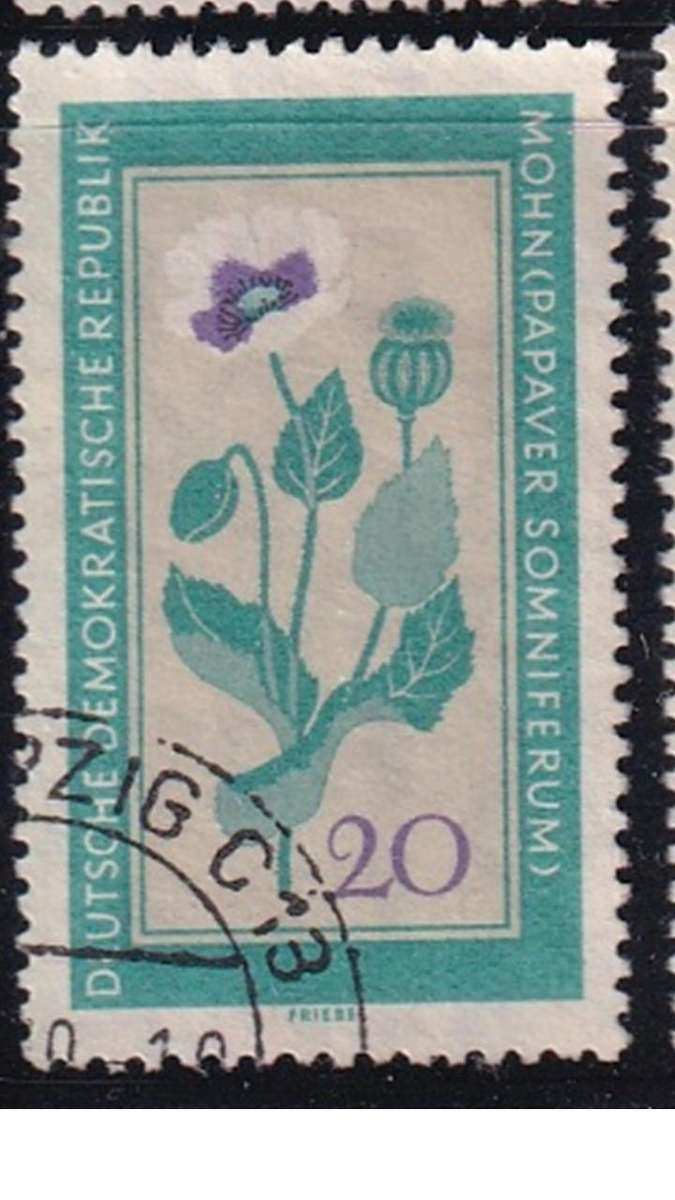 1960 Medicinal Plants, DDR.