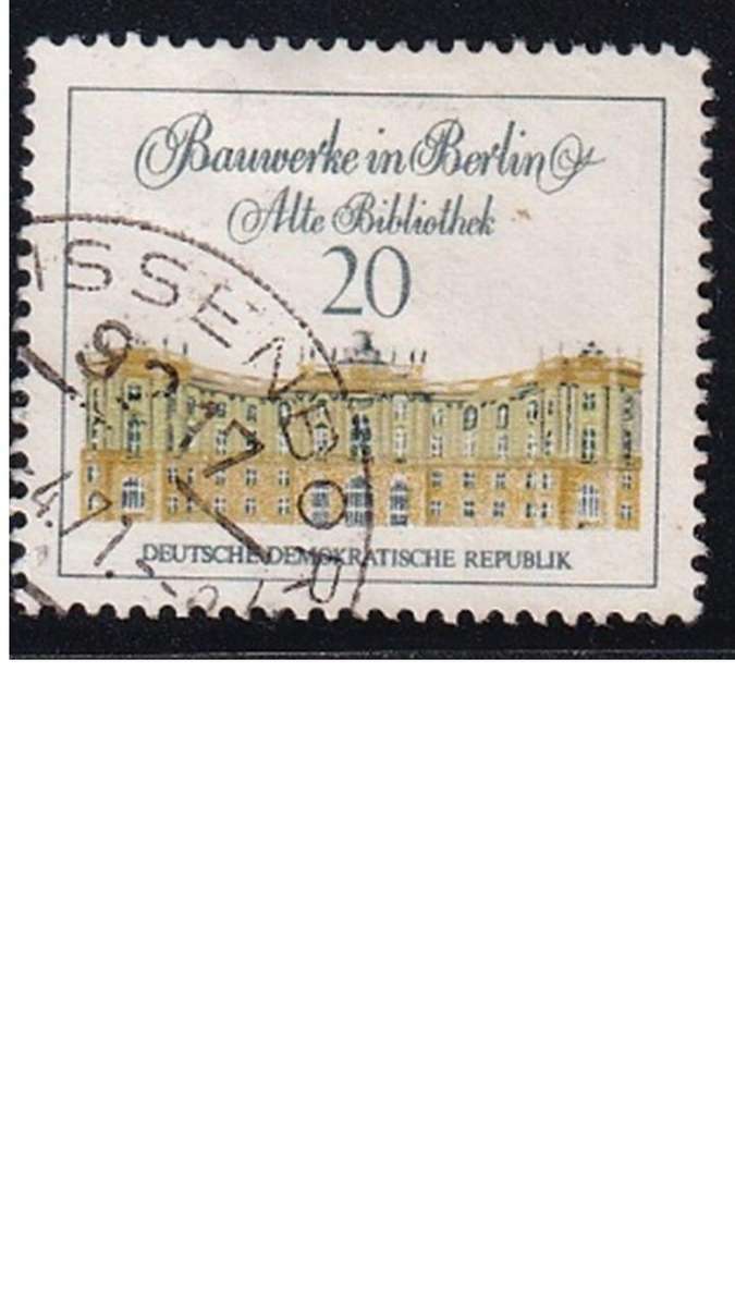 1971 Famous Buildings in Berlin, DDR.