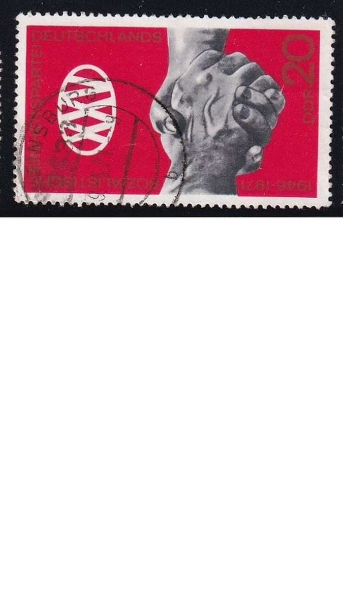 1971 The 25th Anniversary of SED, DDR.