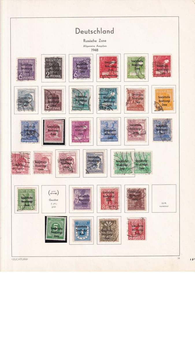 German Zone Stamps.