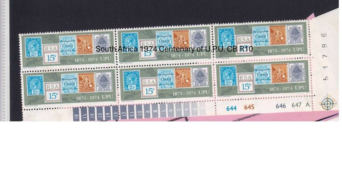 South Africa 1974 Centenary of U.P.U. CB R10
