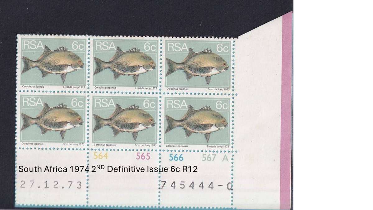 South Africa 1974 2ND Definitive Issue 6c R12
