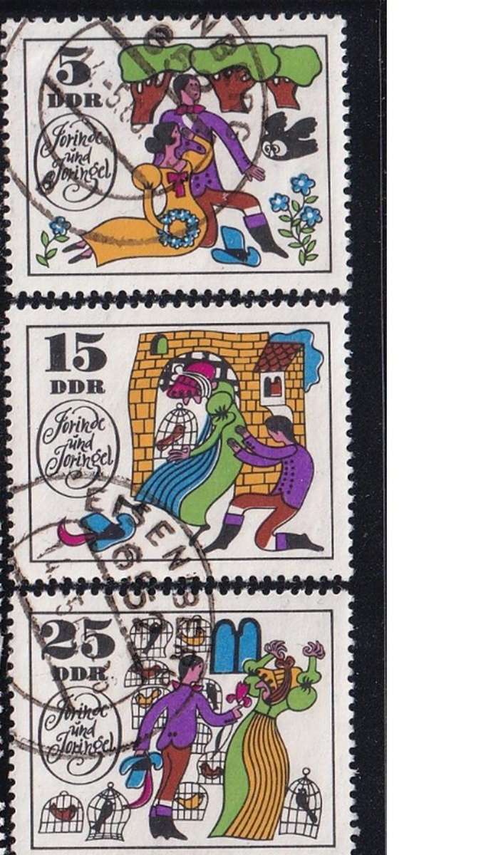 1969 Fairy Tales, DDR. Set not completed.