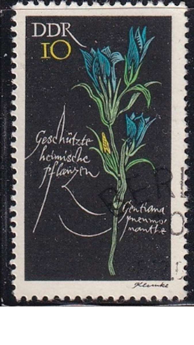 1966 Protected Flowers, DDR.