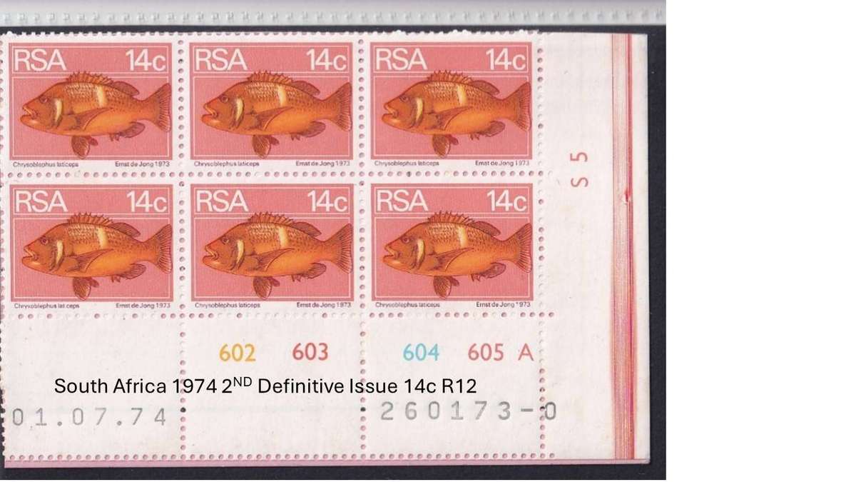 South Africa 1974 2ND Definitive Issue 14c R12