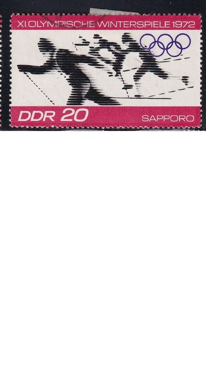 1971 Winter Olympic Games - Sapporo, Japan, DDR.