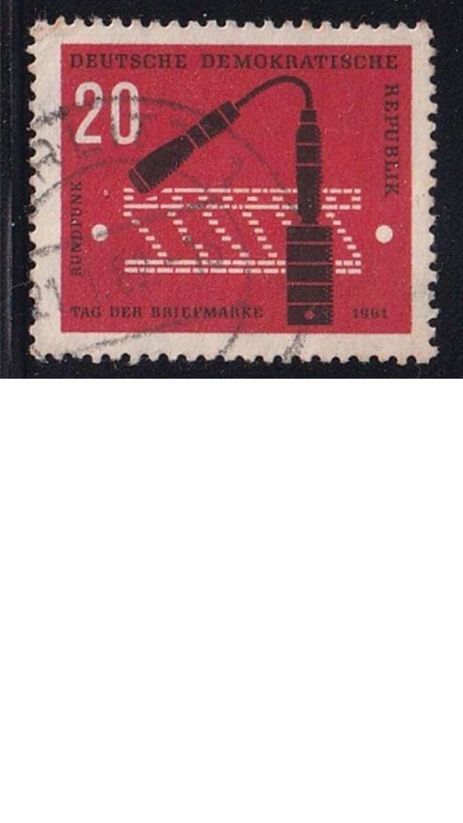 1961 The Day of Stamps, DDR.