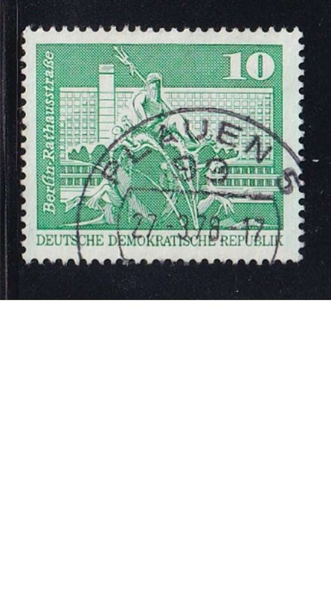 1973 Berlin Zoo and Rathausstrasse - Large Edition, DDR.
