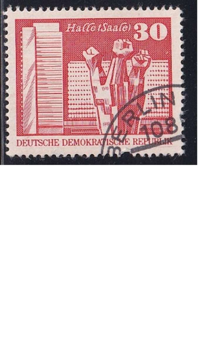 1973 New Daily Stamps, DDR.