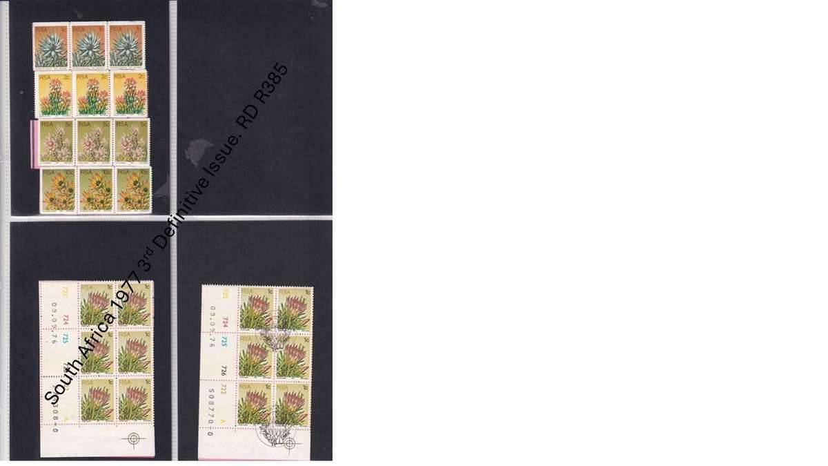 South Africa 1977 3rd Definitive Issue. RD R385