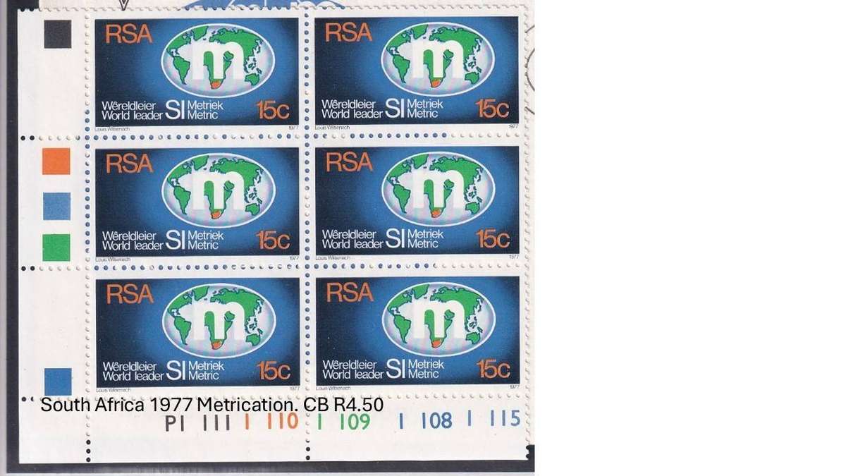 South Africa 1977 Metrication. CB R4.50