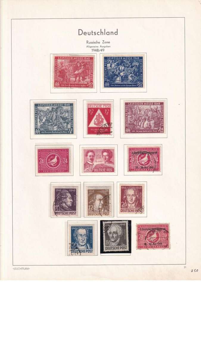 German Zone Stamps.