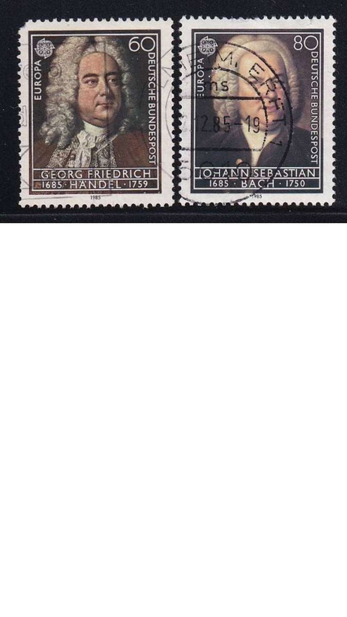 1985 EUROPA Stamps - European Music Year, Germany.
