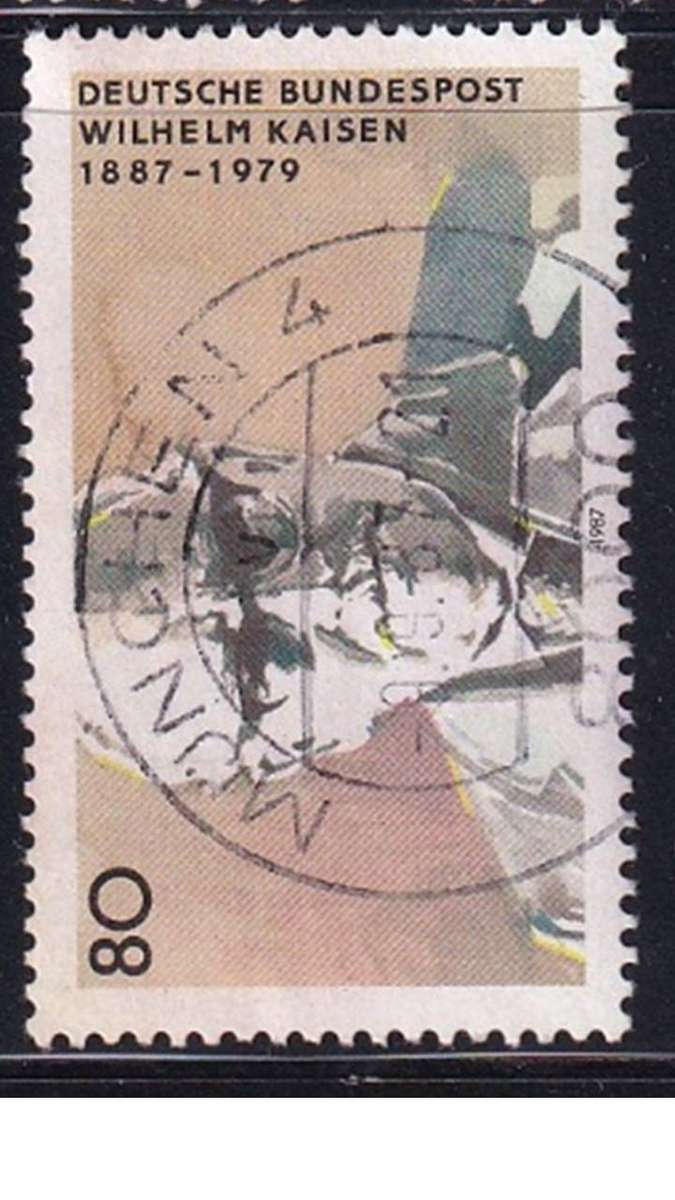 1987 The 100th Anniversary of the Birth of Wilhelm Kaisen, Politician, Germany.