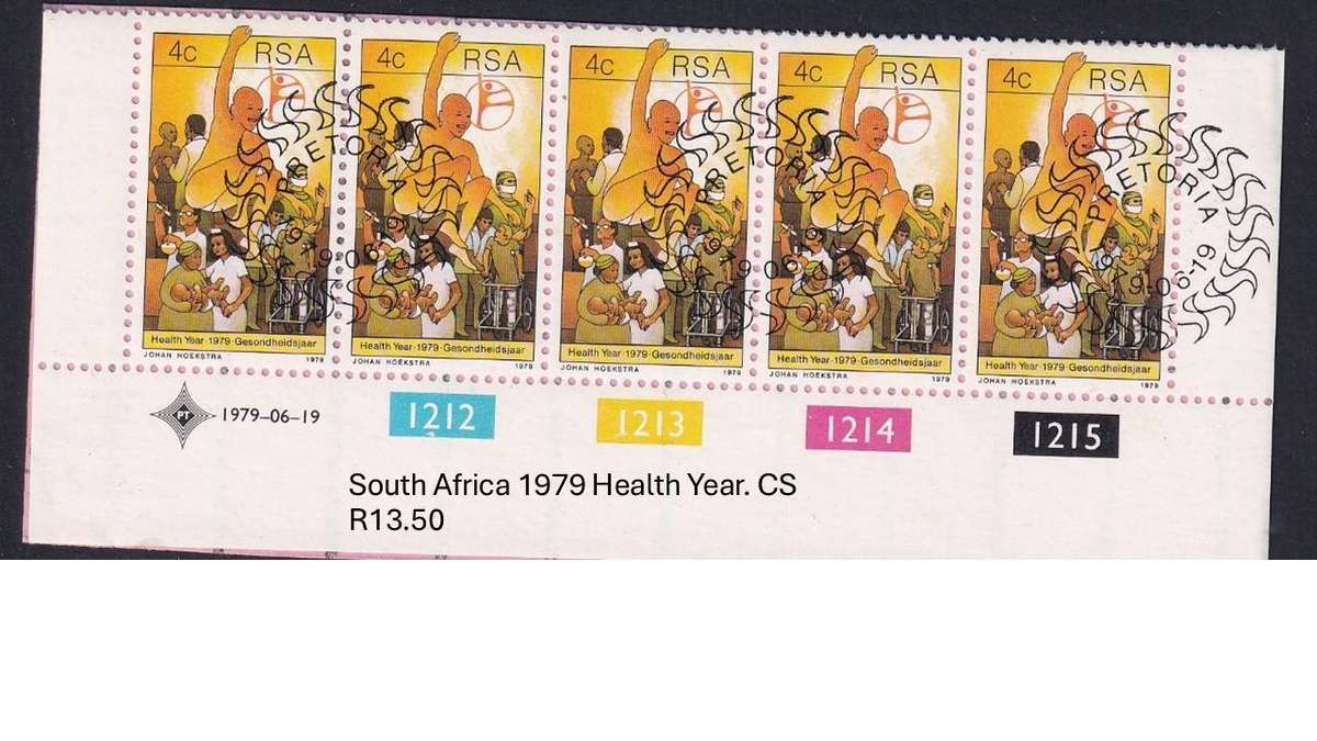 South Africa 1979 Health Year. CS  R13.50