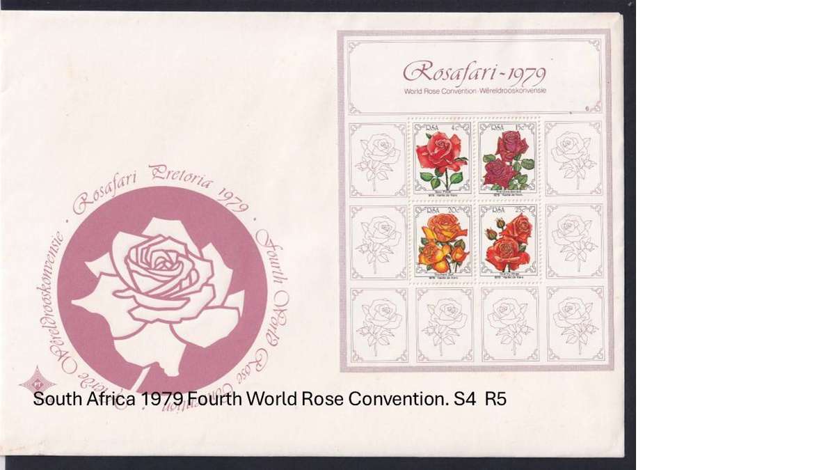 South Africa 1979 Fourth World Rose Convention. S4  R5
