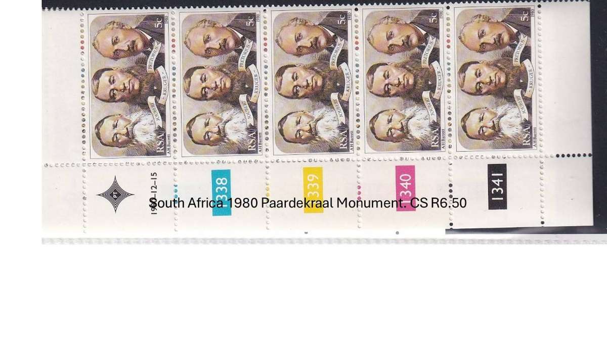 South Africa 1980 Paardekraal Monument. CS R6.50