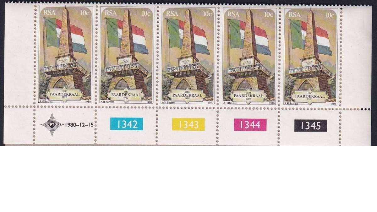 South Africa 1980 Paardekraal Monument. CS R6.50