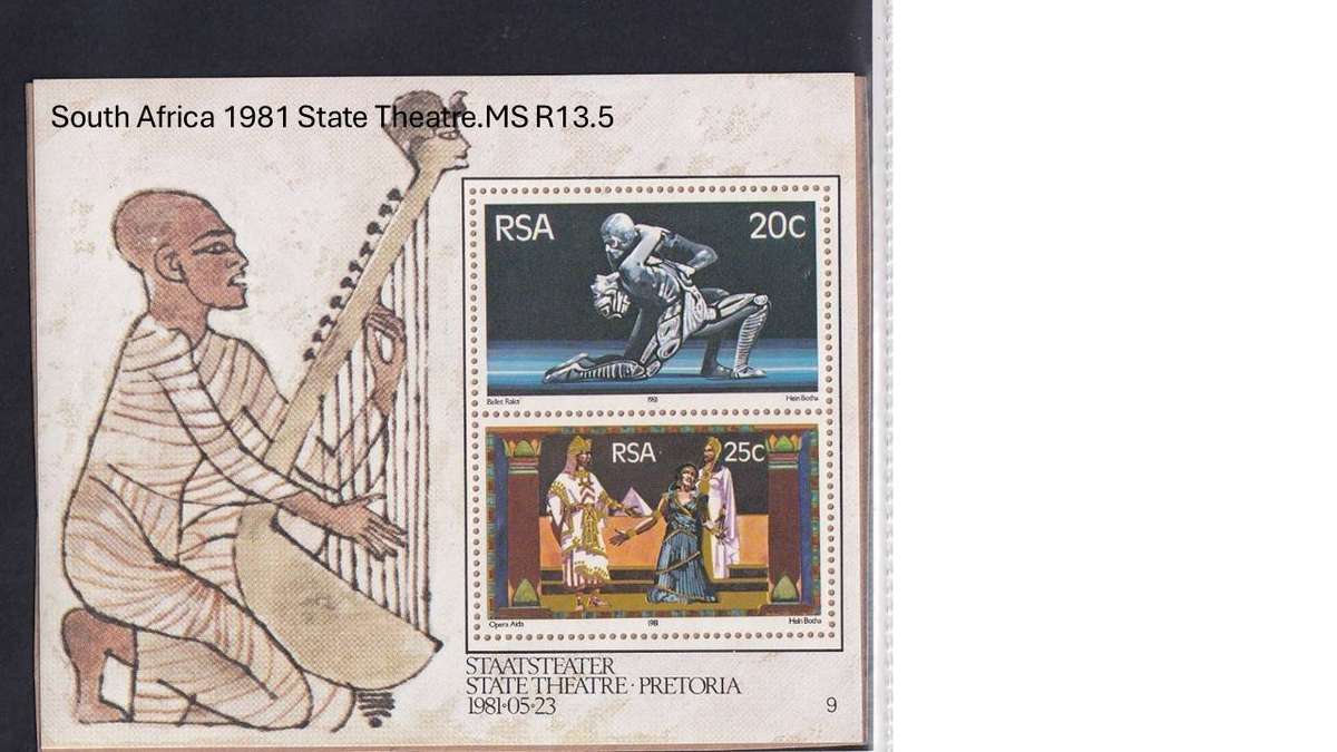 South Africa 1981 State Theatre.MS R13.5