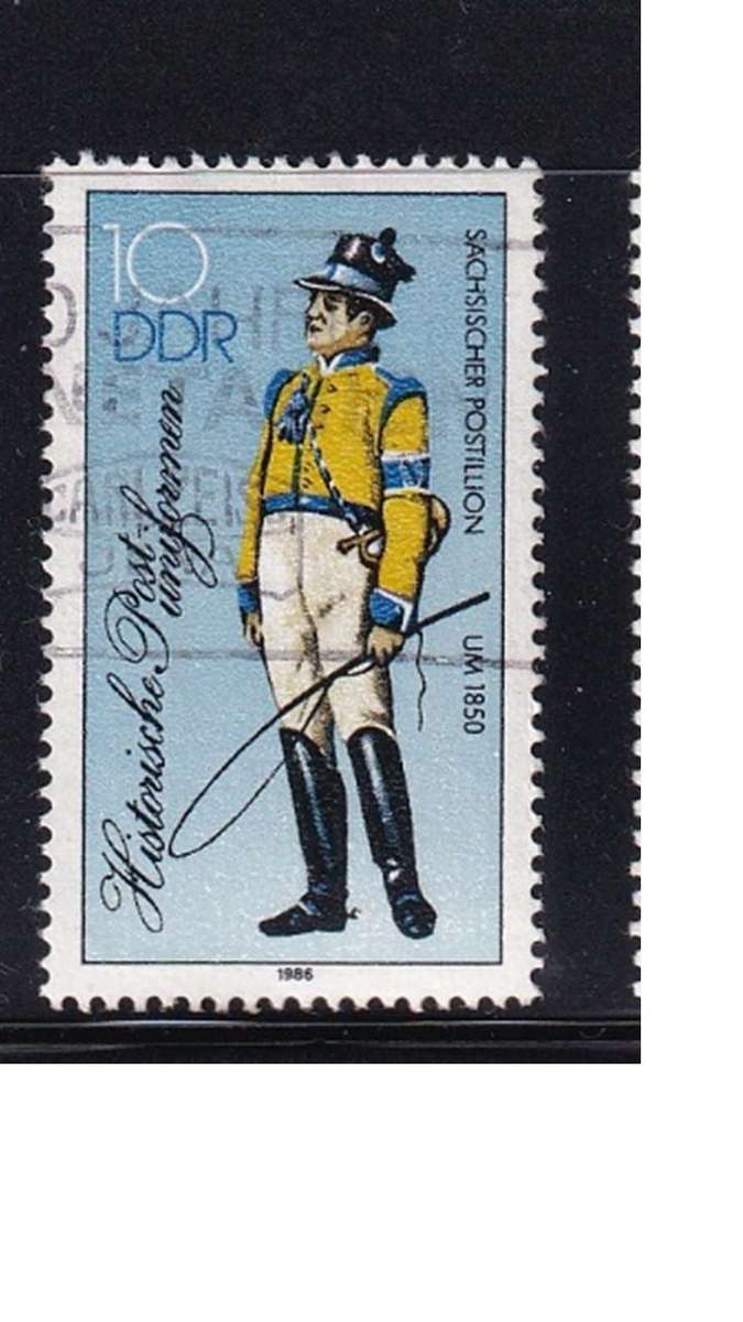 1986 German DDR Historic Post Uniforms