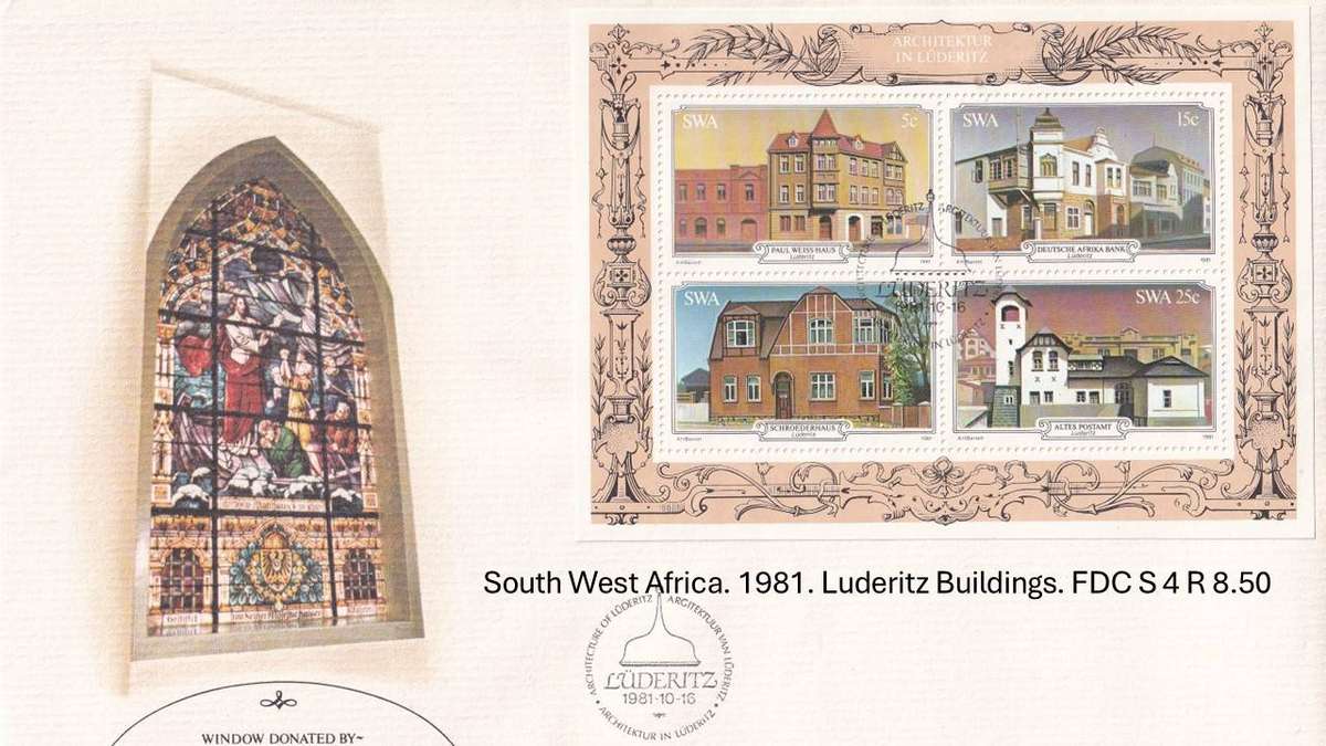 South West Africa. 1981. Luderitz Buildings. FDC S 4 R 8.50
